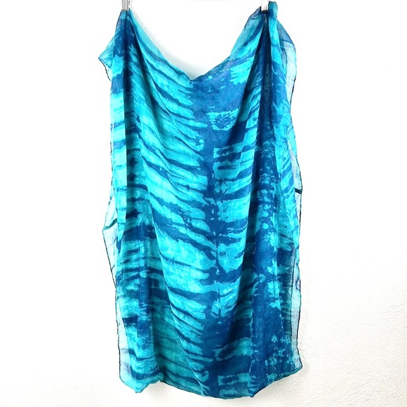 🦚🤎BUNDLE OF SCARVES!! Teals & Browns Random Mix - Picture 9 of 16